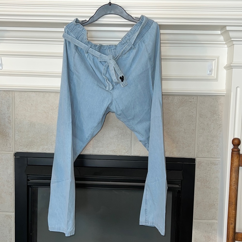 Junk Food Disney Collection for Target Wide Leg Denim Crop Pant - XL